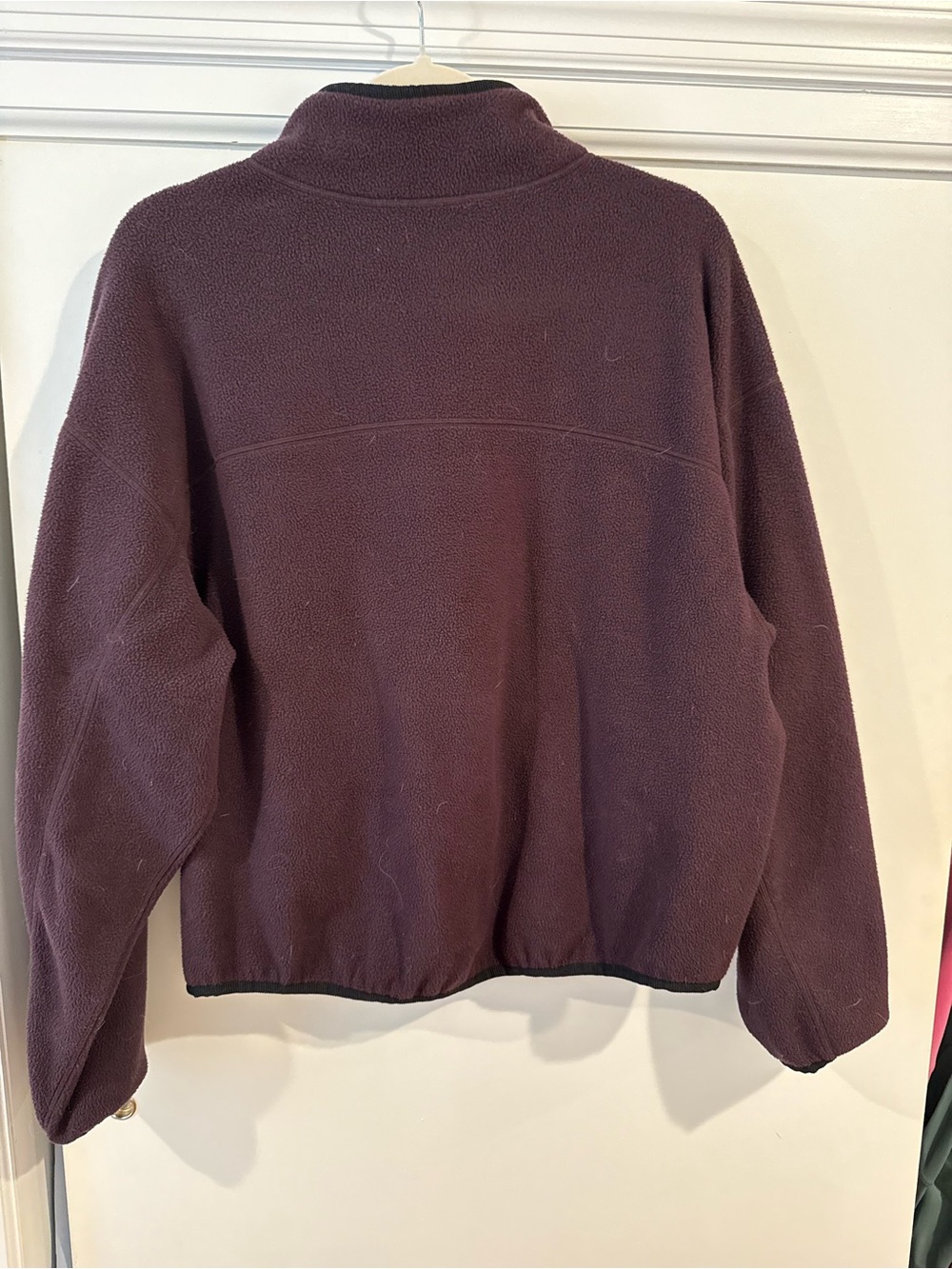 Lululemon Tumbled Fleece Half Zip in Sequoia Brown Sz Medium EUC - Picture 5 of 5